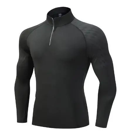 Men's Slim Fit Long Sleeve 1/4 Zip Top