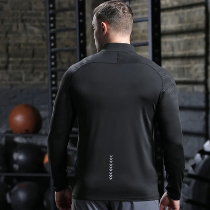 Men's Slim Fit Long Sleeve 1/4 Zip Top