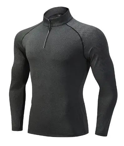 Men's Slim Fit Long Sleeve 1/4 Zip Top