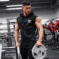 Men's Sleeveless Hooded Tank