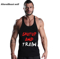 Men's "Shut up and Train" Stringer