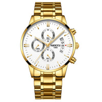 Gold White Steel