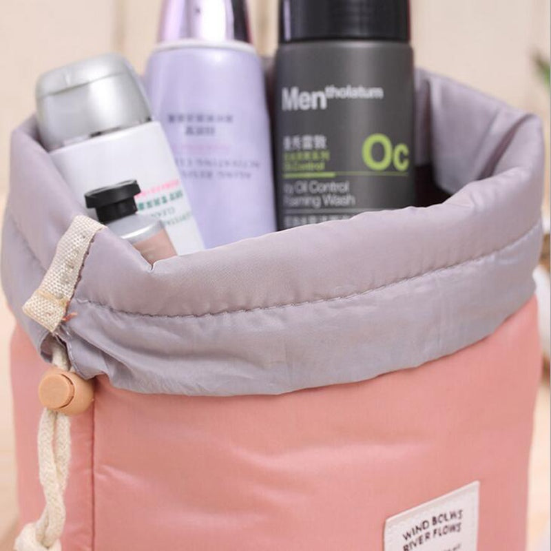 Barrel Cosmetic Travel Bag