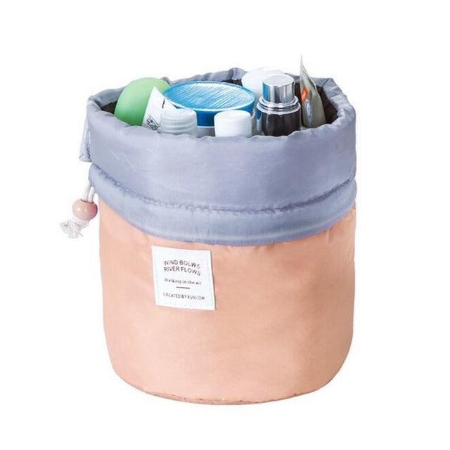 Barrel Cosmetic Travel Bag