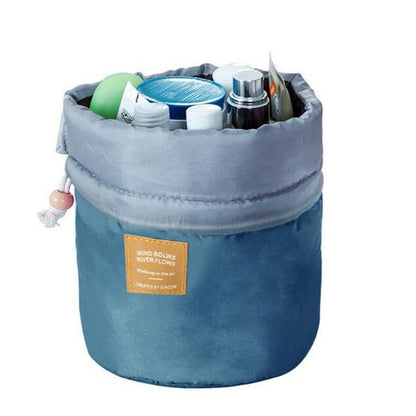 Barrel Cosmetic Travel Bag