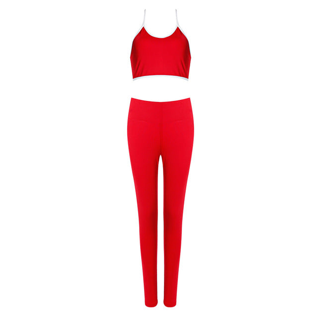 Women's Yoga Set Vest/Leggings