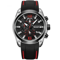 Silver - Black Band