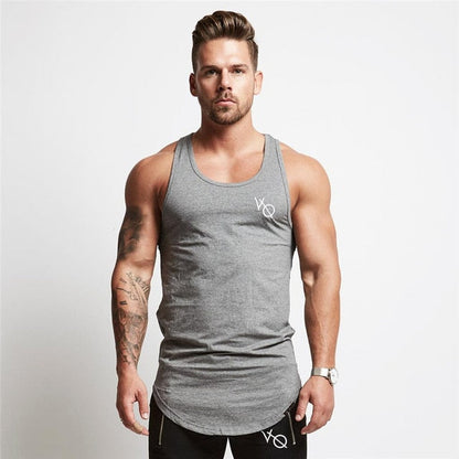 Men's Curved Hem Singlet