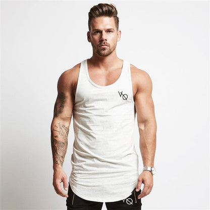 Men's Curved Hem Singlet