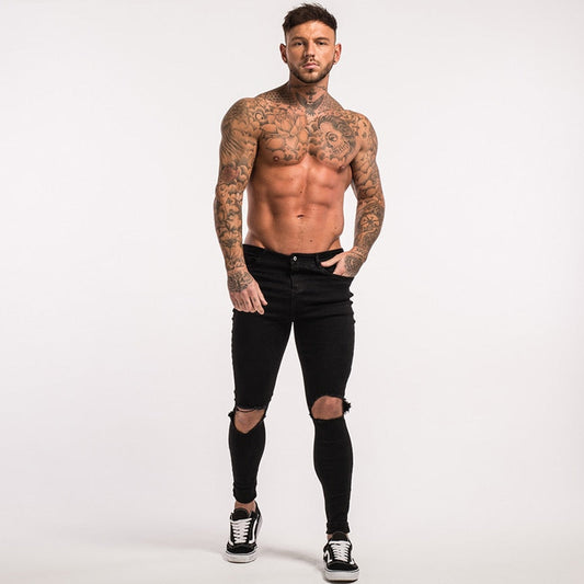 Men's Skinny Ripped Jeans V2