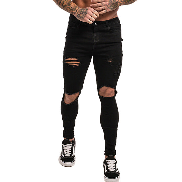 Men's Skinny Ripped Jeans
